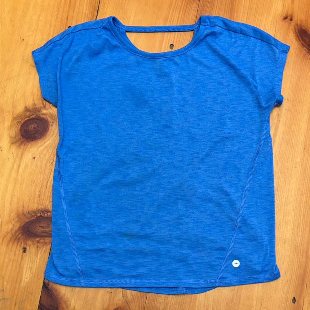 Avia Bright Blue Short Sleeve Active Tee – Girls Size 7